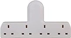 Best Price Square EXTENSION SOCKET 4 WAY BPSCA 2368 - PL11697 By PRO ELEC