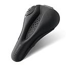 ROCKBROS Bike Seat Cover Bike Seat Cushion for Men Women Comfortable Gel Padded Bicycle Seat Cushion Compatible with Peloton, Outdoor & Indoor