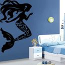 Beautiful Little Mermaid Wall Sticker Home Decor Living Room Girls Accessories
