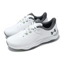 Under Armour Drive Pro SL Wide UA White Grey Men Golf Spikeless Shoe 3026921-100