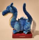 Toys R Us FAO Schwarz Blue and Yellow Dragon 2014 8" Plush (9" with Box)