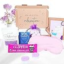Bellalisia Relaxation Gifts For Women De Stress Self Care Pamper Hamper Kit, Hug In A Box Bath Presents Relaxing Mums Gift Set, Brilliant Christmas Gifts or Birthdays Gifts For Her To Relax and Enjoy