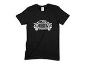 Vintage Car Graphic Tee, Classic Automobile Print, Unisex T-Shirt, Retro Vehicle Design, Casual Streetwear, Cool Car Lover Gift (Large, Black)