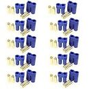 HRB 10 Pairs Amass EC5 Connector Plugs Male Female 5.0mm Gold Bullet Banana Plug Connectors for RC ESC Lipo Battery Device Electric Motor
