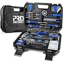 Prostormer 160-Piece Home Repair Tool Set, General Household Hand Tool Kit with Toolbox Storage Case for House, Garage, College Dorm and Office
