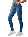 Miss Chase Women's Skinny Fit High Rise Regular Length Denim Stretchable Jeans (MCAW18DEN02-79-115-34, Blue, 34)