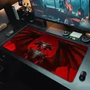 Diablo 4 HD Gamer Custom Mouse Pad Computer Gaming Accessories Keyboard Mousepad Office Laptop Non