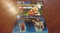 Lego Dimensions Fun Pack Gimli 71220 New Sealed Lord of the Rings minifigure