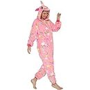 Women Onesies Pajamas Christmas Cosplay Unicorn One Piece Costumes Sleepwear for Women and Teenage Girl, Pink, Small