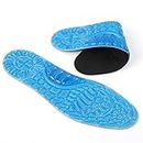 1 Pair Insoles Unisex Gel Breathable Cushioning Sports Shoes Shoe Insoles Arch Support Massage Foot Bed Comfort Orthopaedic Deodorization Sweat Shoes Pad Large