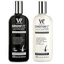 Hair Growth Shampoo & Conditioner by Watermans UK Biotin, Argan Oil, Allantoin, Rosemary, Niacinamide, Lupin. Male & Female Hair Loss Products