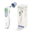 Olangda, Ear and Forehead Thermometer for Adults and Babies, Non-Contact Infrared Thermometer Kids 2 in 1 Touchless Forehead Digital Thermometer with Accurate LCD Display 1 Second Reading