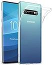 Plus Ultra Clear Transparent Flexible Soft TPU Slim Back Cover for Samsung Galaxy S10