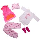 Children s Baby for Doll Accessories Clothing Funny Portable Party