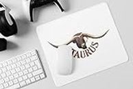 bag It Deals Taurus Symbol, (BG Brown) - Zodiac Sign Printed Mousepads for Astrology Lovers