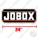 Compatible Avec Jobox Décalque Kit Logo Stickers Pièce de Rechange 24 "