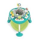 Bright Starts Bounce Bounce Baby 2-in-1 Activity Center Jumper & Table - Playful Pond (Green), 6 Months+