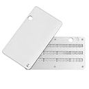 Crypto Steel Seed Storage, Bitcoin Wallet Cryptocurrency Seed Backup, Cold Hardware Wallet Seed Phrase,Compatible with KeepKey,Ledger,Trezor,Coldcard,Supports up to 24 words
