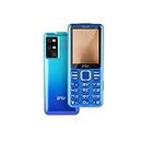 IAIR Basic Feature Dual Sim Mobile Phone with 2800mAh Battery, 2.4 inch Display Screen, 0.8 mp Camera in Twin Shade Colors (iAirFPS20, Twin Blue)