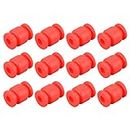 sourcing map Anti-Vibration Shock Absorption Damping Rubber Balls M3.5x13mm for RC Quadcopter FPV Gimbal Camera Mount (Red/Pack of 24)