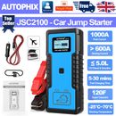 12V Van/Car Jump Starter Jumper Booster Battery Charger Power Bank 120F 1000A