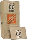 Home Depot Heavy Duty Brown Paper 30 Gallon Lawn and Refuse Bags for Home and Garden (30 Lawn Bags)