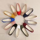 Flats Shoes Women Comfortable Round Toe Slip On Flat Comfort Casual Single Shoes