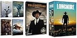 mosso YELLOWSTONE DVD Set Seasons 1-5 and Longmire Complete DVD