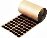 1,000 Brown Adhesive Backed Felt Pads Dots 1/2" Button Protection Free Shipping