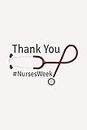 Thank You NursesWeek: Nurses Paperback, 6" x 9", 100 Pages For Gift