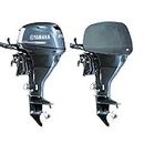 Oceansouth Outboard Motor Demi-Couverture pour Yamaha (25 HP (2010>) (2CYL))