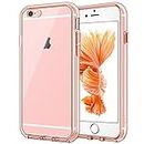 JETech Case for iPhone 6 and iPhone 6s, Shock-Absorption Bumper Cover, Anti-Scratch Clear Back (Rose Gold)