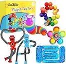 Dr.Kbder Sensory Toys for Autistic Children Set, Autism Fidget Toys Pack Calm Down Travel Toys for Kid Toddler Age 1 2 3 4 5 Years, ADHD Stress Anxiety Easter Basket Stuffer for Kids Boys Girls