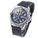 Seiko SND379R Men's Wristwatch, Re-imported, Overseas Model, blue, watch