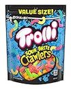 Trolli Sour Brite Crawlers Gummy Worms, 28 Ounce Bag Sour Gummy Worms