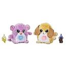 furReal Fuzzalots Puppy and Monkey Color Change Interactive Feeding Toy, Lights and Sounds, Ages 4 and up