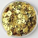 QIUMING 3mm/4mm/5mm/6mm/sequins concave Round Loose Sequins Crafts Sequins Sewing Clothing Decoration DIY Accessories Sequins 20g