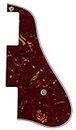For Epiphone ES-339 Style Guitar Pickguard Scratch Plate (4 Ply Red Tortoise)