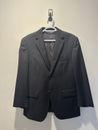Pronto Uomo Platinum Men’s Charcoal 100% Wool Jacket 38S