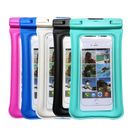 New Waterproof Phone Pouch Underwater Case Cover For Phone Or Electronics (Blue)