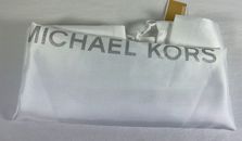 Michael Kors White Satin Drawstring Large Dust bag Dust Cover for Handbags