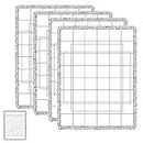 BAOFALI 4PCS 6.5X 8.5inch Stick and Stamp Mat, Low Stcik Mat Multi-Use Low Tack Mat；for DIY Projects Paper Card Scrapbooking to Hold Project in Placeholding Your Stencil in Place While Ink Blending.