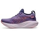 ASICS Women's Gel-Nimbus 25 Running Shoes, Dusty Purple/Papaya, 6 US