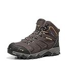 NORTIV 8 Men's Hiking Boots Waterproof Work Outdoor Trekking Backpacking Mountaineering Lightweight Trails Shoes Size 13 M US BROWN/BLACK/TAN 160448_M Armadillo