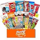 MunchyCravings Delux Candy & Snack Box (30 Count), Variety Care Package, Includes Candies, Chips, Cookies, Great For Gifts, Movie Nights, Birthdays