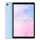 Feyze Tablet 10 inch Android 12 Tablets 4G+32GB/128GB Quad-Core Processor 1280x800 IPS Touch Screen 2+5MP Dual Camera 6000mAh Battery Android Tablet Bluetooth WiFi (Light Blue)
