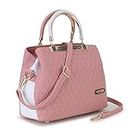 clementine Women’s Satchel Bag |Ladies Purse Handbag| (Pink)