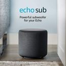 Amazon Echo Sub leistungsstarker Subwoofer Echo Smart Gerät 100 W tiefer Bass Sound