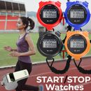 New Digital Handheld Sports Stopwatches Stop watch Timer Alarm Counter UK Seller