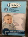Graco Pack N Play Playard Quick Connect fitted sheet Diana Flowers Girl